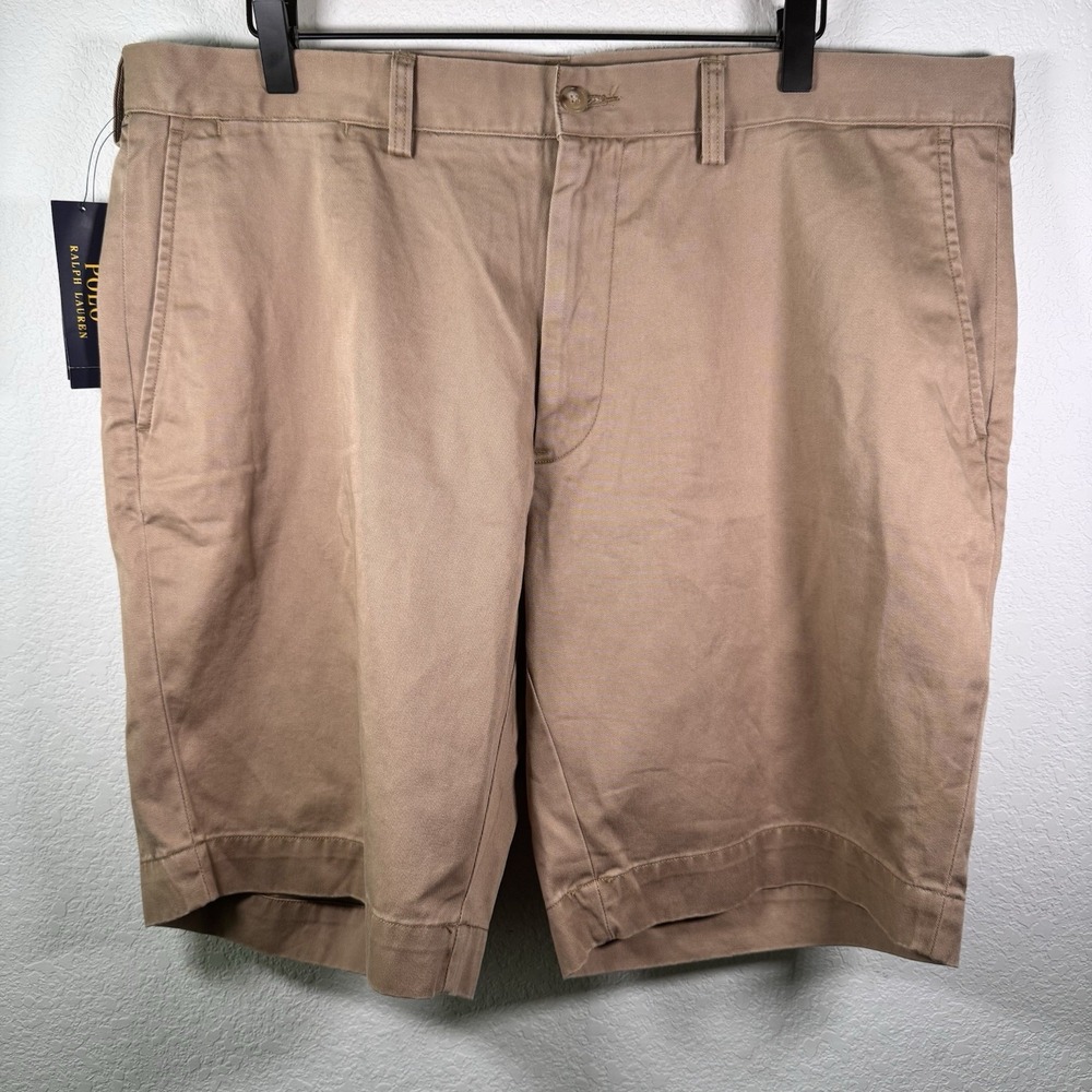 NWT!! Polo Ralph Lauren Classic Fit 9" Chino Shorts Mens | Size 38 Tan